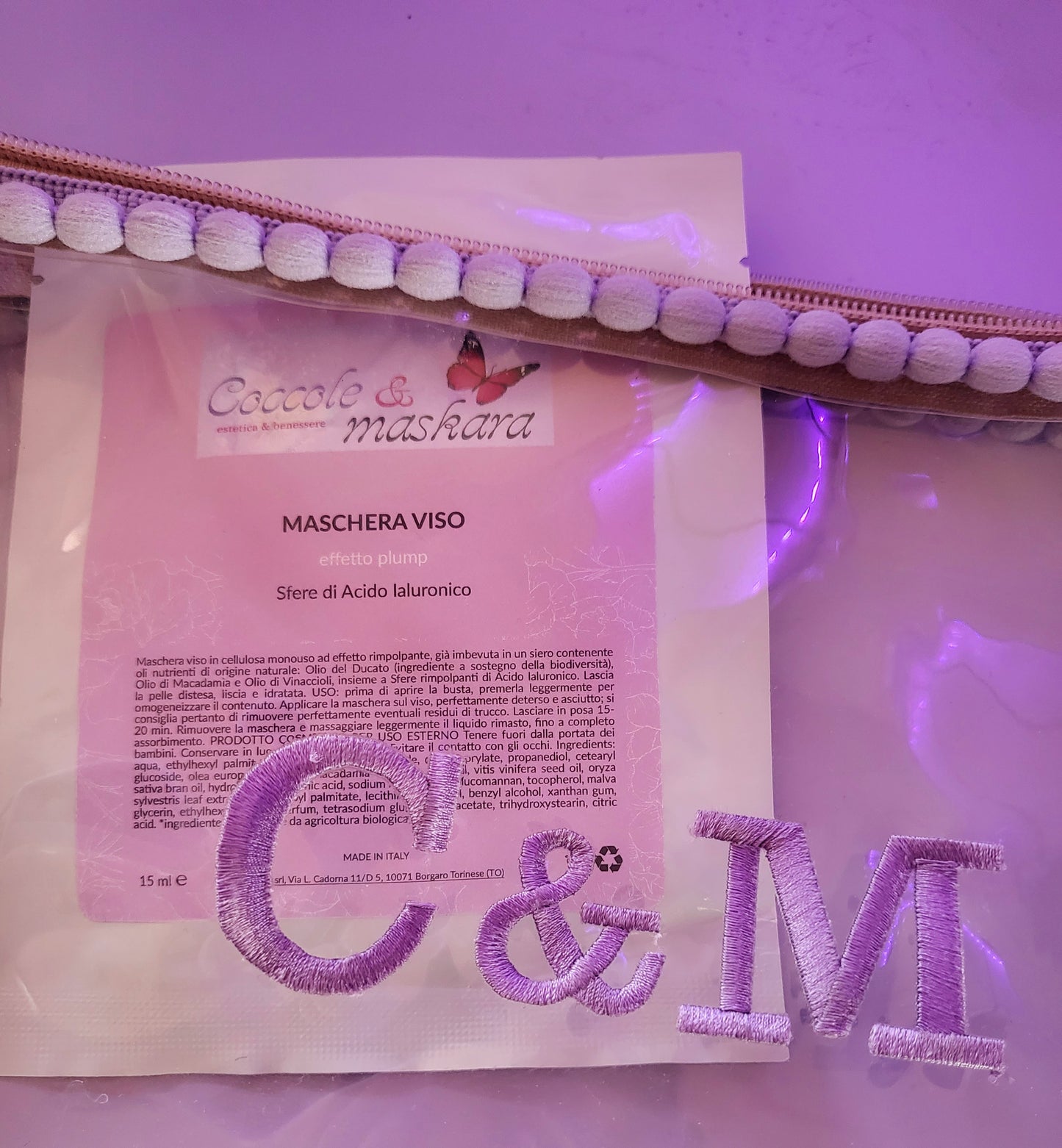 Maschera Monodose Acido Jaluronico