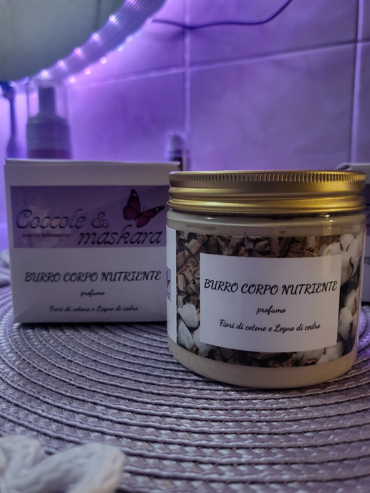 Burro Corpo Fiori Di Cotone e Legno di Cedro Autumn Edition