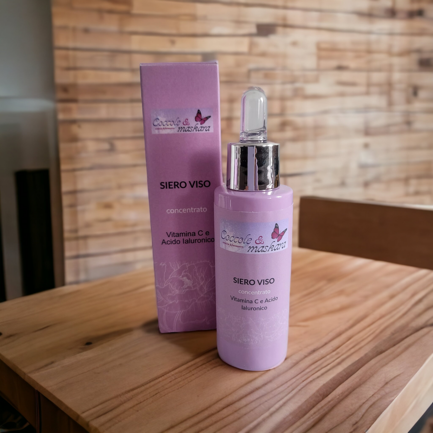 Siero viso concentrato Vitamina C e Acido Ialuronico