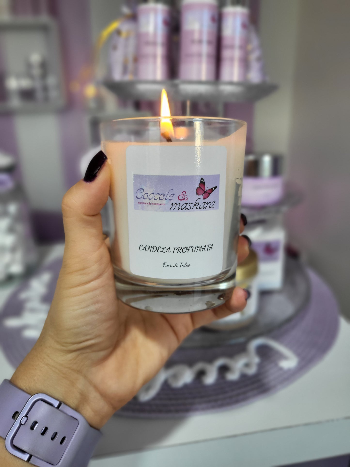 Candela Profumata Fior di Talco